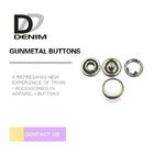 Jeans Parts Gunmetal Metal Decorative 10mm Pearl Snap Buttons