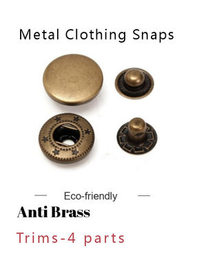 Anti Brass 4 - Parts DTM Metal Clothing Snaps